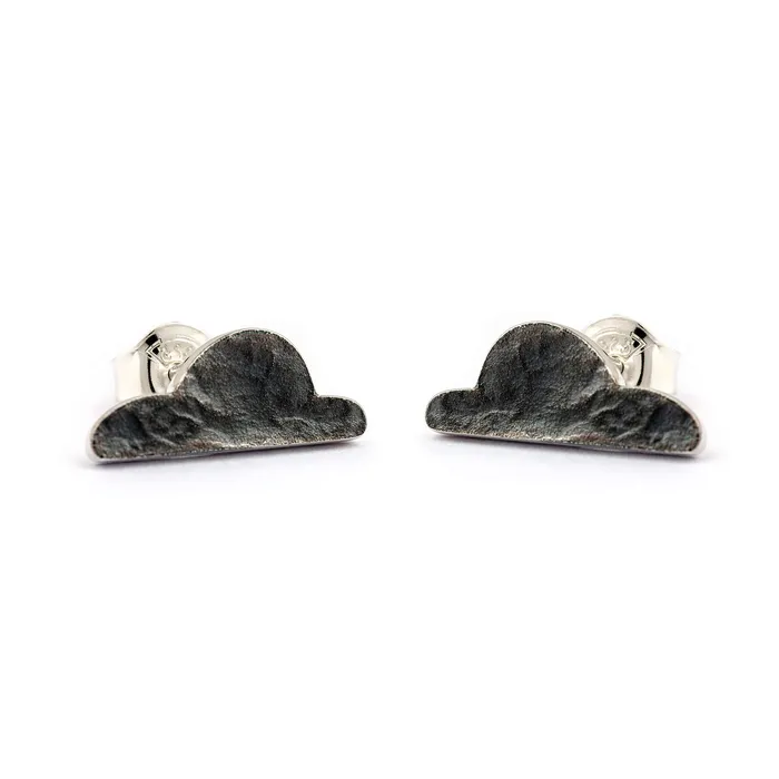 Earrings Design Anu Kaartinen Cloudy Silver Lining earrings S Dark